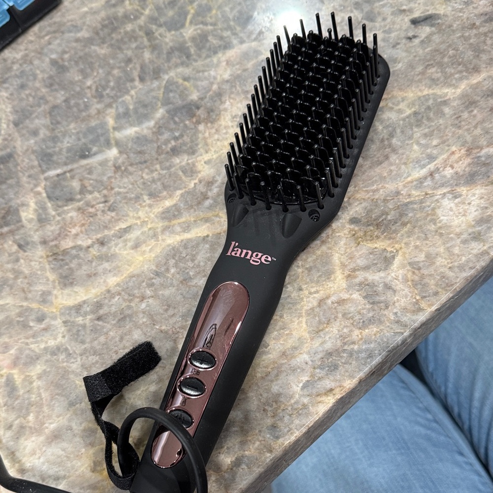 Lange Black and Rose Gold Hair Brush